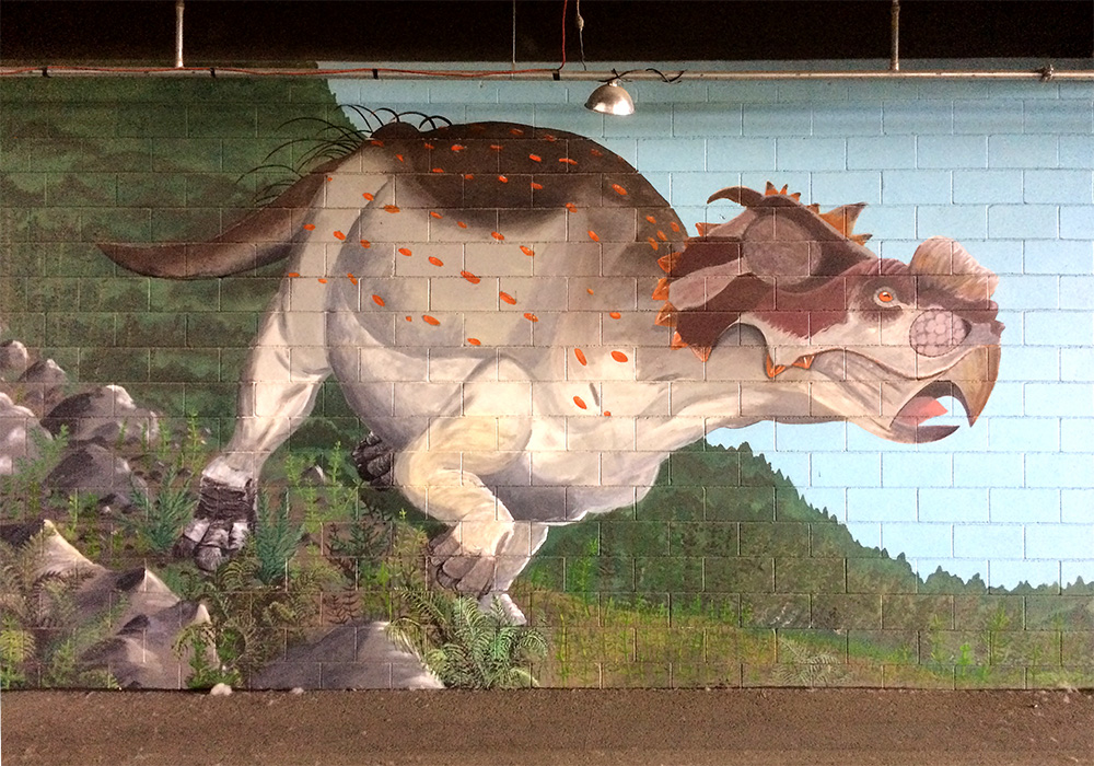 Pachyrhinosaurus at the Alaska State Fair, Palmer